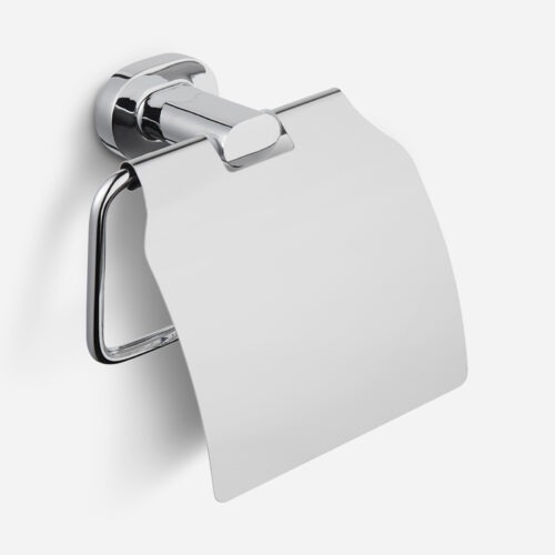 WC-Roll Holder with Lid - Sleek