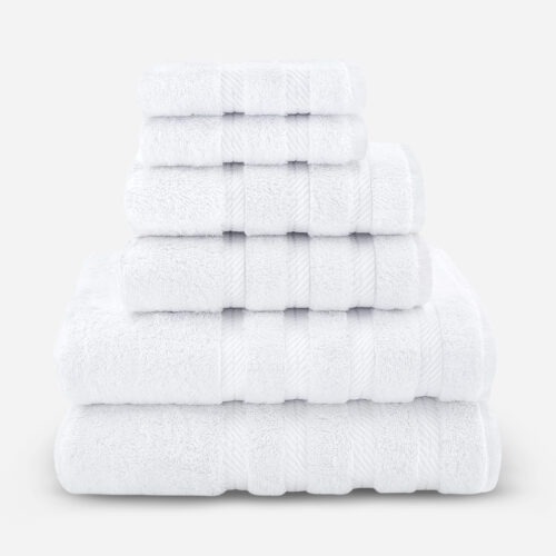 Towel Mandales 70x140, White, 500g